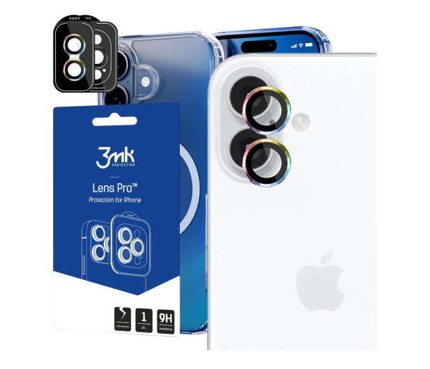3MK Lens Protection Pro do iPhone 16 /16 Plus Rainbow 5903108588577 - 1277802 - zdjęcie